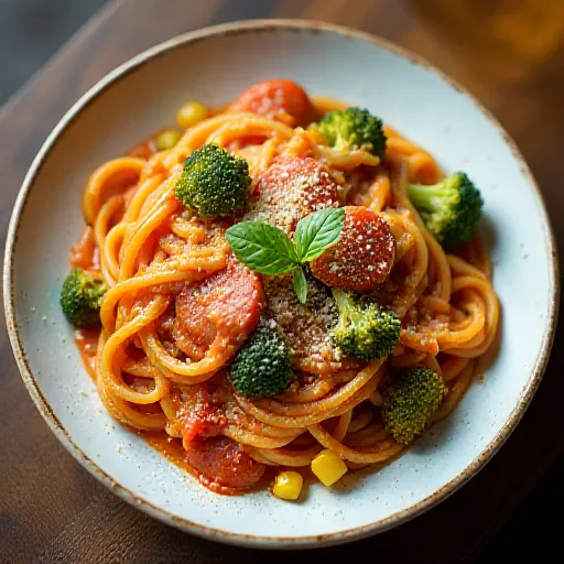 Microwave Tomato Soup Pasta