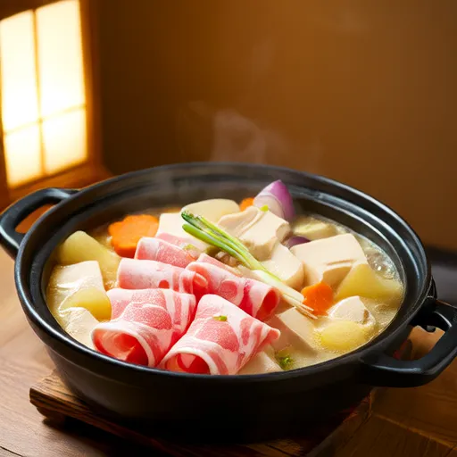 豚肉と豆腐の簡単鍋