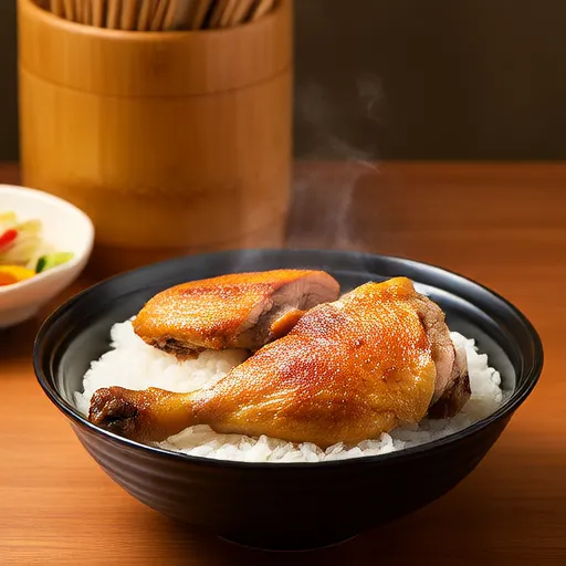 Donburi de frango grelhado