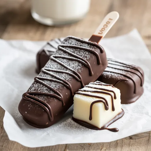 One-bite Chocolate Cheese Ice Cream