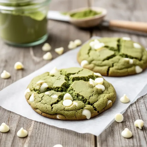 Matcha Cream Cheese Cookies