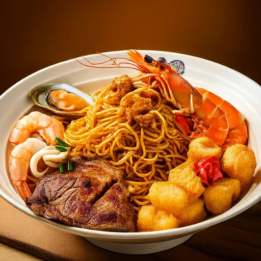 American Surf and Turf Noodles