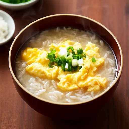 달걀 밥 스프