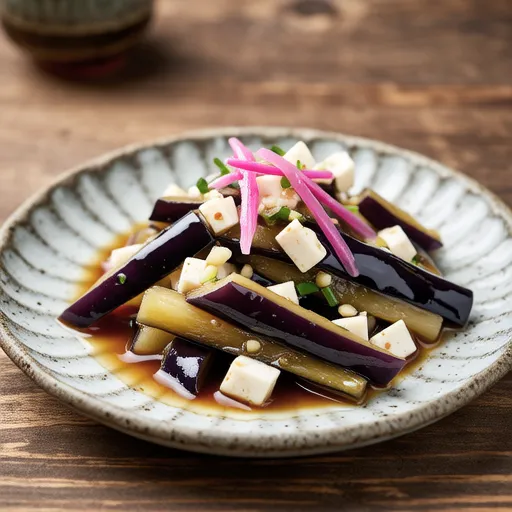 Shirasu and Eggplant Refreshing Salad