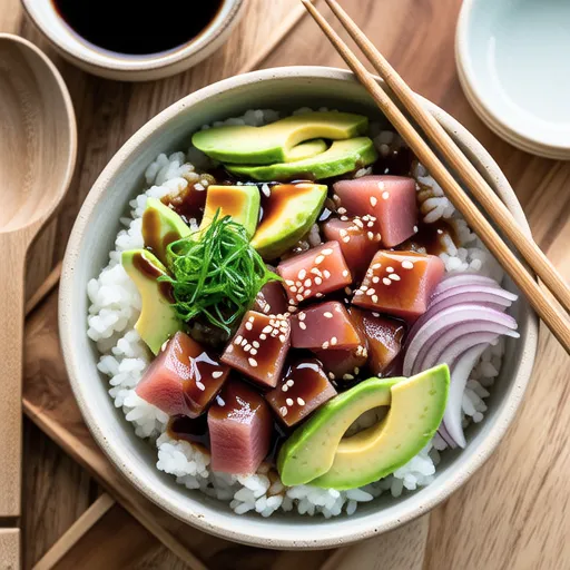 Tuna and Yuzu Kosho Poke Bowl