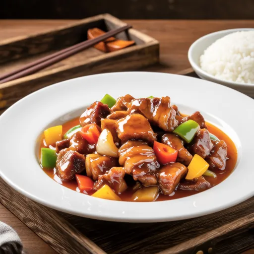 Easy Sweet and Sour Pork with Pre-cut Vegetables