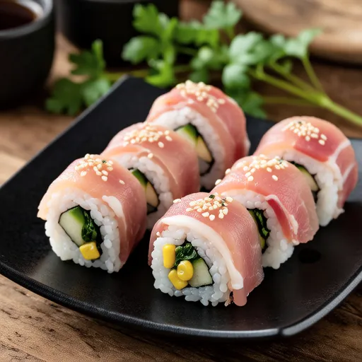 Prosciutto Temari Sushi