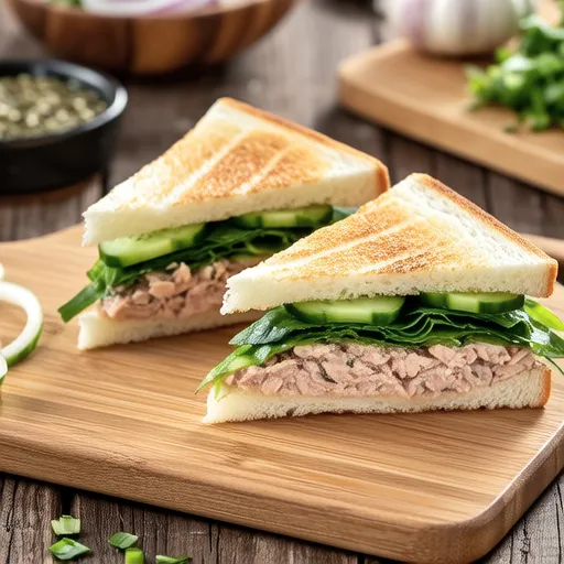 Mitsuba and Tuna Sandwich