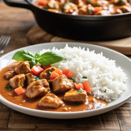 Chicken Breast Basil Curry