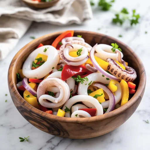 Squid and Bell Pepper Marinade