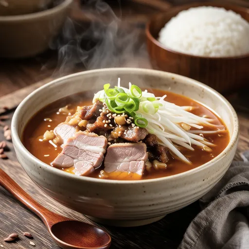 Pork and Bean Sprout Kimchi Soup