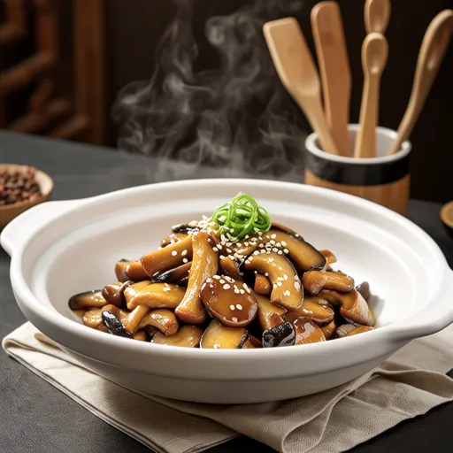 Sweet and Savory Butter-Flavored Mushroom Stir-Fry