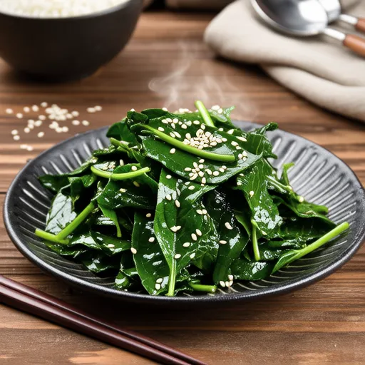 Fragrant Stir-fried Perilla Leaves