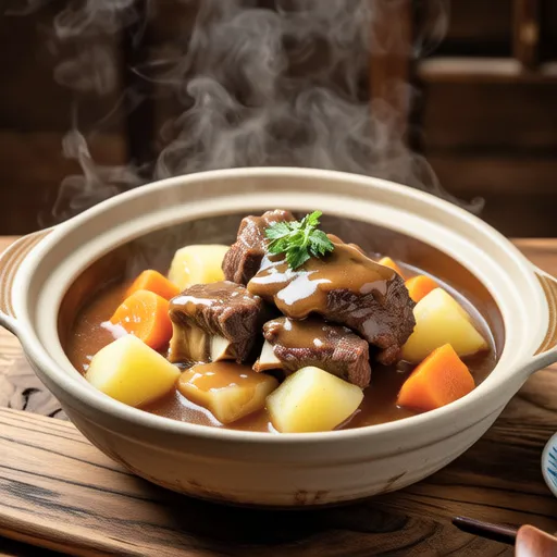 Japanese-style Beef and Potato Stew (Nikujaga)
