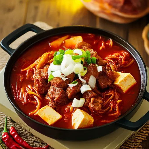 Domuz Boyunlu Kimchi Güveci