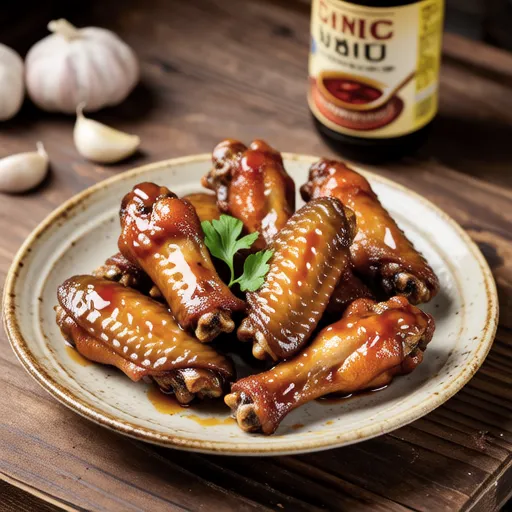 Garlic Soy Sauce Chicken Wings