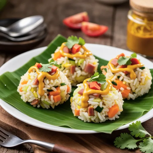 Vegetable Curry Rice Balls