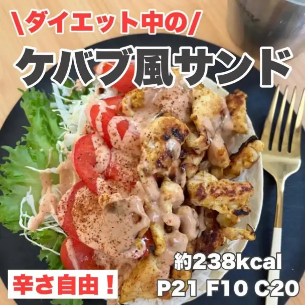 ケバブ風サンド