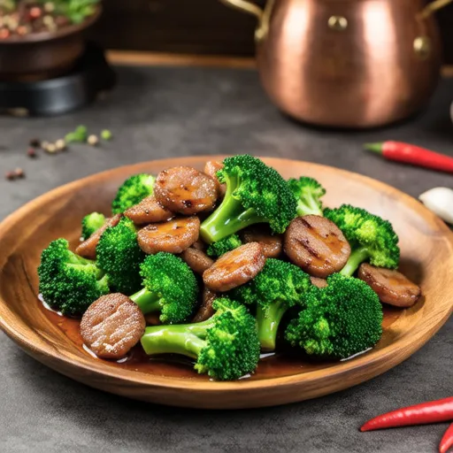 Spicy Garlic Stir-fried Broccoli