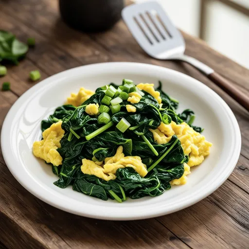 Spinach and Egg Stir-Fry