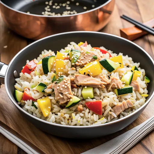 Summer Vegetable Garlic Rice