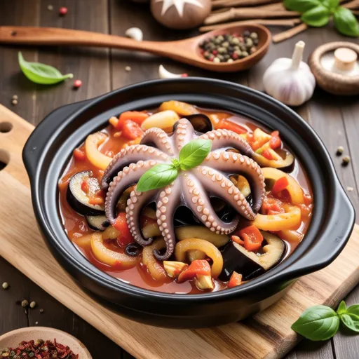 Octopus and Onion Tomato Stew