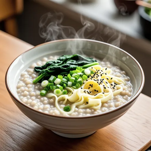 Spinach Egg Porridge