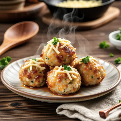 Pork and Pea Sprout Balls