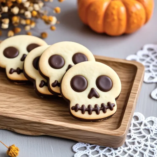 Halloween Skull Cookies