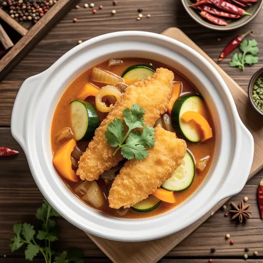 Horse Mackerel Coconut Curry Stew