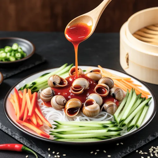 Sweet and Tangy Baek Jong Won Spicy Sea Snail Salad