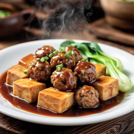 Tofu and Bamboo Shoot Meatballs