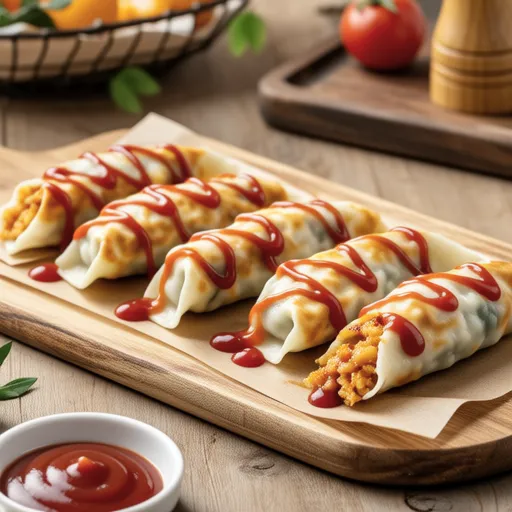 Chicken Minced Cheese Unwrapped Gyoza
