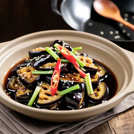 Stir - fried Eggplant Side Dish