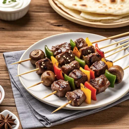 Shish Kebab (Turkish Skewered Beef)