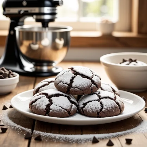 Chocolate Crinkle Cookies