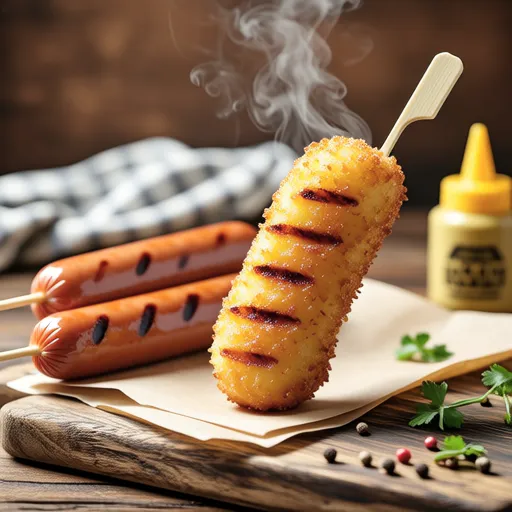 Delicious Potato Hot Dog