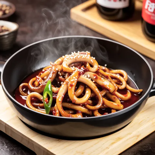 Spicy Stir-fried Squid