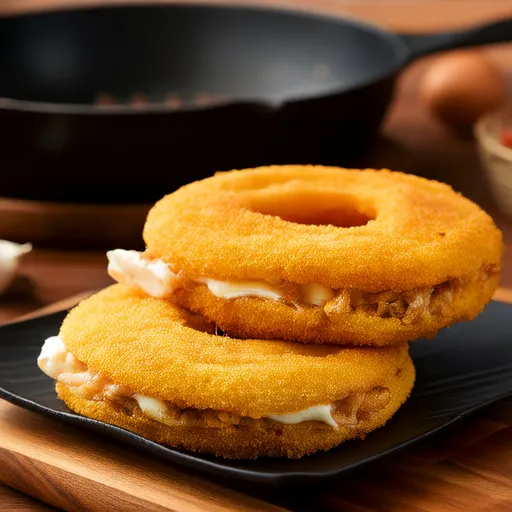Sweet Onion Stuffed with Chicken Breast