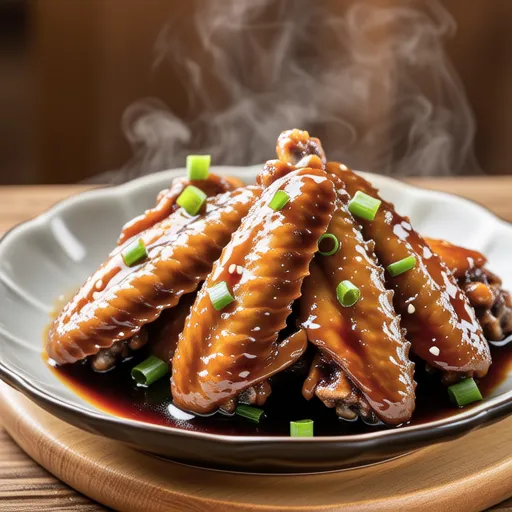 Soy Sauce Braised Chicken Wings