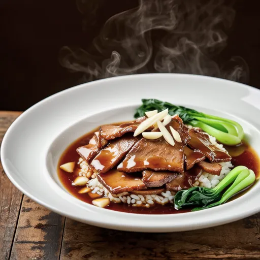 Simmered Pork Liver with Garlic Soy Sauce