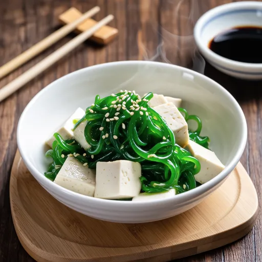 Tofu and Wakame Salad