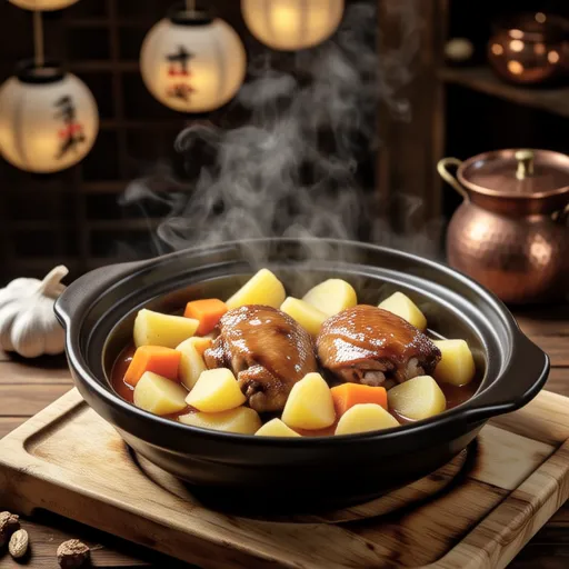 Japanese-style Braised Potatoes with Chicken Breast