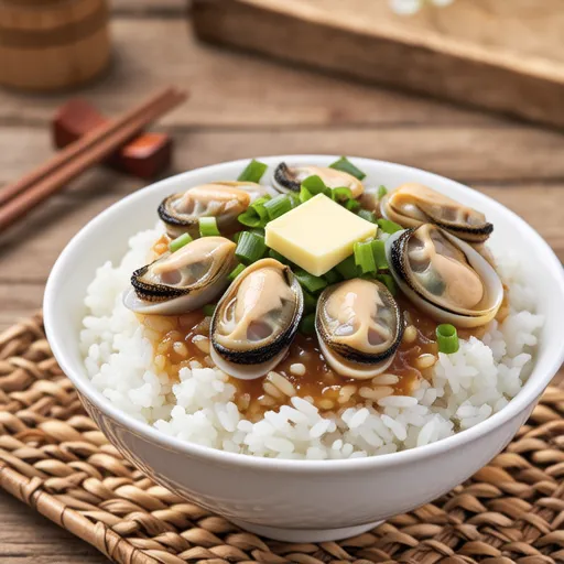 Oyster and Green Onion Butter Soy Sauce Bowl