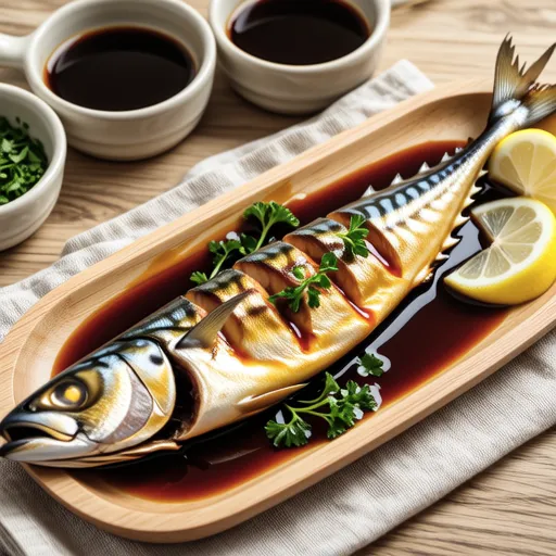 Sweetly Grilled Mackerel with Glaze
