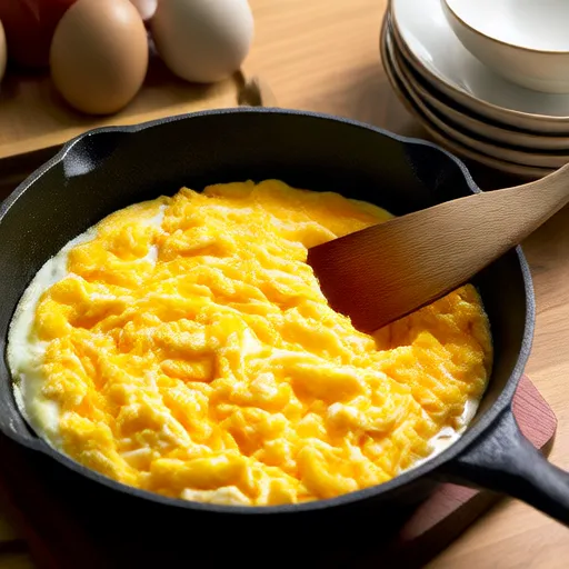 Скрамбл с яйцами