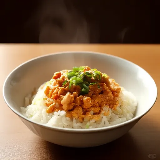 Arroz Frito con Huevas de Pollock y Puerro