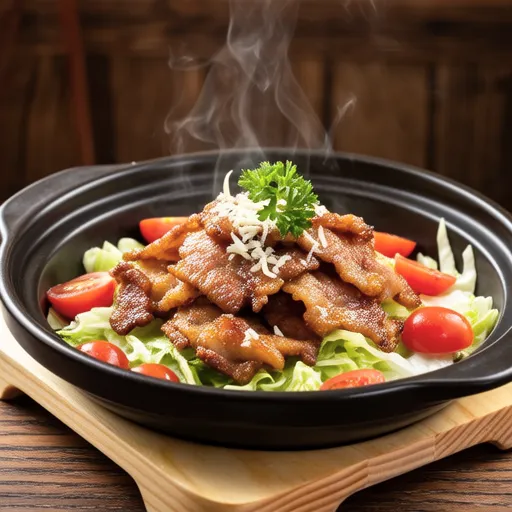 Stir-fried Pork and Tomato with Cheese