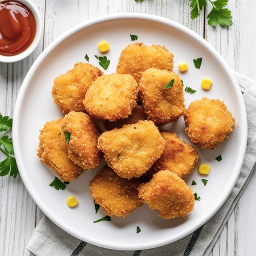 Hanpen and Corn Chicken Nuggets