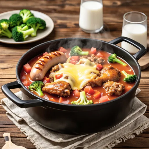 Tomato Cheese Fondue Hot Pot